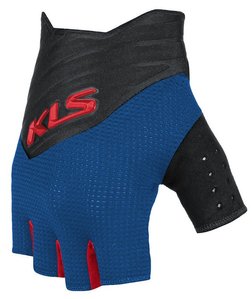 Велоперчатки KLS с коротким пальцем Cutout синий XXL
