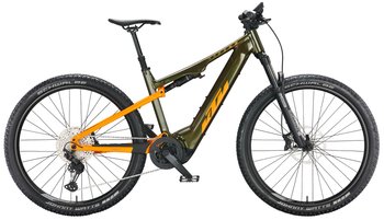 Велосипед KTM MACINA CHACANA 792, рама L/48, зелено-помаранчевий, 2022
