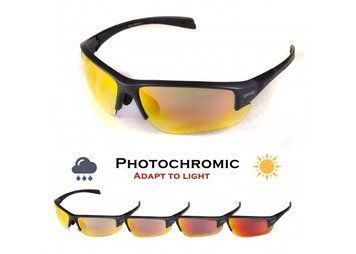 Окуляри фотохромні (захисні) Global Vision Hercules-7 Photochromic Anti-Fog (G-Tech&trade; red), фотохромні дзеркальні червоні