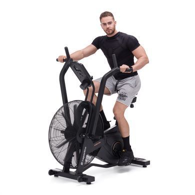 Велотренажер повітряний inSPORTline AirBike Max, black