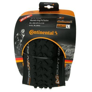 Покришка безкамерна Continental Mountain King, 27.5"x2.30, 58-584, чорна, доладна, PureGrip, ShieldWall System, 795гр.