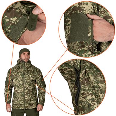Куртка Camotec Stalker SoftShell Хижак піксель (7495), XXL