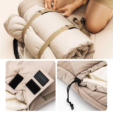 Спальный мешок овальный Naturehike PS300 NH20MSD03, серый
