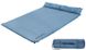 Самонадувний килимок двомісний з подушкою Naturehike CNH22DZ013, 30мм, блакитний 1 з 2