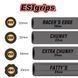 Грипсы ESI Extra Chunky Gray 10 из 11