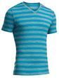 Термофутболка Icebreaker BF 150 Anatomica SS V MEN stripe alpine/metro L