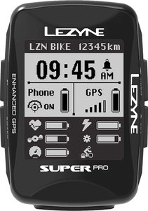 GPS комп'ютер Lezyne SUPER PRO GPS SMART LOADED чорний Y13