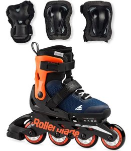 Роликовые коньки Rollerblade Combo 2021 midnight blue-warm orange 36.5-40.5