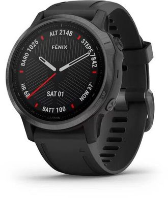 Смарт часы Garmin fenix 6S - Carbon Gray DLC with Black Band