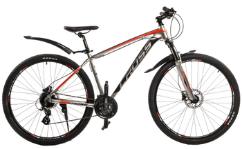 Велосипед Cross 29" Egoist v1.0 2022, рама 18" gray-red