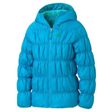 Детская куртка Marmot Детская куртка Marmot Girl's Luna jacket (Blue Sea/Blue Sea Plaid, XL)