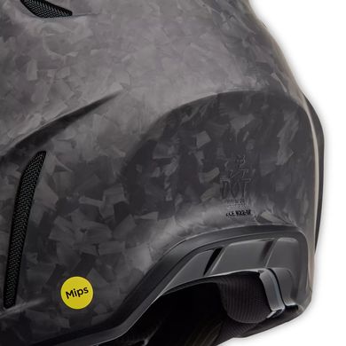 Шолом FOX V3 RS CARBON SOLID HELMET [Matte Black], M