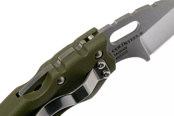 Нож складной Cold Steel Mini Tuff Lite Plain Edge (OD Green)