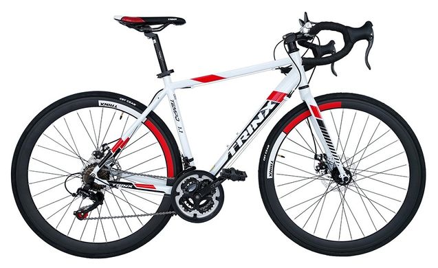 Велосипед Trinx Tempo 1.1 28" White-Black-Red
