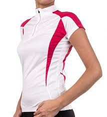 Велосипедная футболка 4F Women бело-розовая М