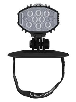 Переднє світло Lezyne HELMET MICRO DRIVE PRO 1000+ FRONT чорний матовий 1000 люменів Y18