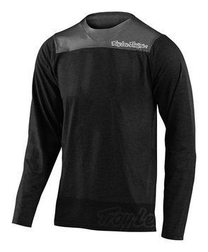 Джерси TLD Skyline L/S Jersey London Gray Heather Black/Black] размер Xl