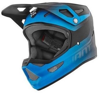 Шолом Giant 100% Fullface, Mat Blue, M 55-59 см