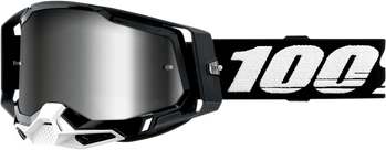 Мотоокуляри Ride 100% RACECRAFT 2 Goggle Black - Mirror Silver Lens, Mirror Lens