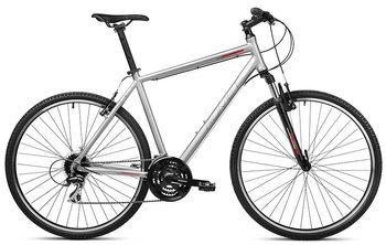 Велосипед Romet Orkan 2 M світло-графітовий - червоний 20 L 2023