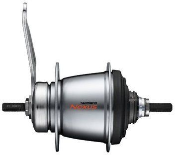 Втулка задняя Shimano SG-C3001-7, NEXUS 7-ск, 36отв, 127X176мм, с ножным тормозом, серебряный, OEM