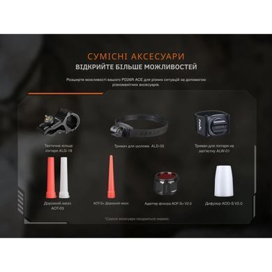 Ліхтар тактичний кишеньковий Fenix PD26R ACE 1300 лм