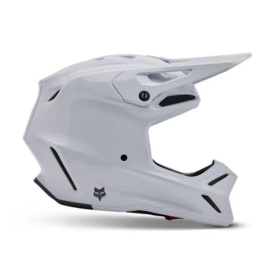 Шлем FOX V3 RS CARBON SOLID HELMET [White], XL