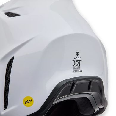 Шлем FOX V3 RS CARBON SOLID HELMET [White], XL