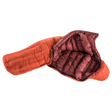 Спальний мішок Deuter Astro Pro 600 SL колір 9507 paprika-redwood лівий