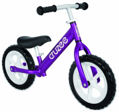 Беговел Cruzee фиолетовый белые колеса