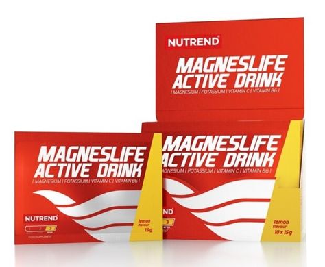 Спортивное питание Nutrend Magneslife Active Drink,15 г,лимон