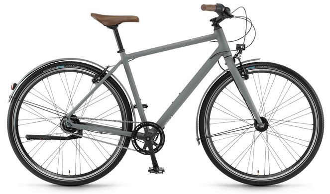 Велосипед Winora Aruba men 28" 8-G Nexus FL, рама 56, серый матовый,