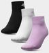 Шкарпетки 4F JUNIOR 3 пари білий, рожевий, блакитний, 36-38(р) 1 з 3