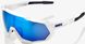 Велоочки Ride 100% SPEEDTRAP - Matte White - HiPER Blue Multilayer Mirror Lens, Mirror Lens 1 из 3