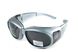 Окуляри захисні з ущільнювачем Global Vision Outfitter Metallic (gray) Anti-Fog, чорні в сірій оправі 1 з 5