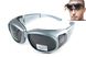 Окуляри захисні з ущільнювачем Global Vision Outfitter Metallic (gray) Anti-Fog, чорні в сірій оправі 5 з 5