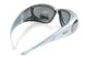 Окуляри захисні з ущільнювачем Global Vision Outfitter Metallic (gray) Anti-Fog, чорні в сірій оправі 4 з 5