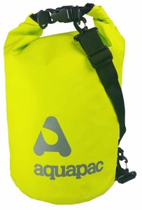 Гермомішок Aquapac з ремнем через плече Trailproof Drybag - 15L (acid green) w/strap зелений