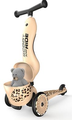 Самокат Scoot and Ride Highwaykick-1 Lifestyle леопард, до 3л/20кг