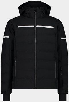 Куртка лыжная CMP JACKET ZIP HOOD STRETCH POLYES, nero, 58