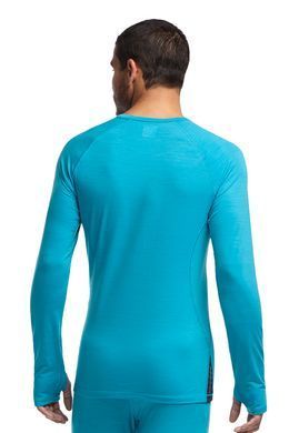 Термофутболка з довгим рукавом Icebreaker Sprint LS Crewe MEN aegean/admiral M