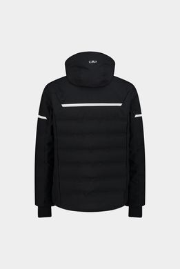 Куртка лыжная CMP JACKET ZIP HOOD STRETCH POLYES, nero, 58