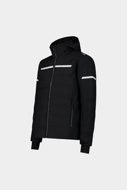 Куртка лыжная CMP JACKET ZIP HOOD STRETCH POLYES, nero, 58