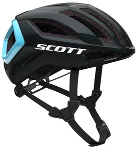 Шолом Scott CENTRIC PLUS black/light blue - M