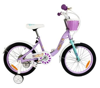 Велосипед RoyalBaby Chipmunk MM Girls 16", OFFICIAL UA, фіолетовий