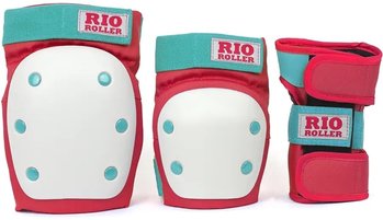 Защита набор Rio Roller Triple Pad Set red-mint S