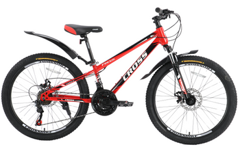 Велосипед Cross 26" Focus 2024 Рама-13" red-black