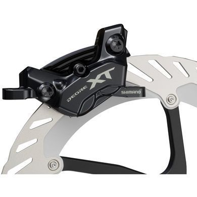 Каліпер гідравл. диск. гальм Shimano BR-M8220 Deore XT, монтаж РМ160мм, колодка P03A-RF полімер