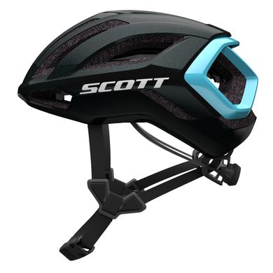 Шолом Scott CENTRIC PLUS black/light blue - M