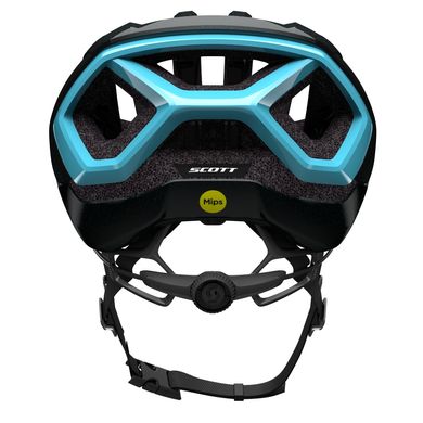 Шолом Scott CENTRIC PLUS black/light blue - M